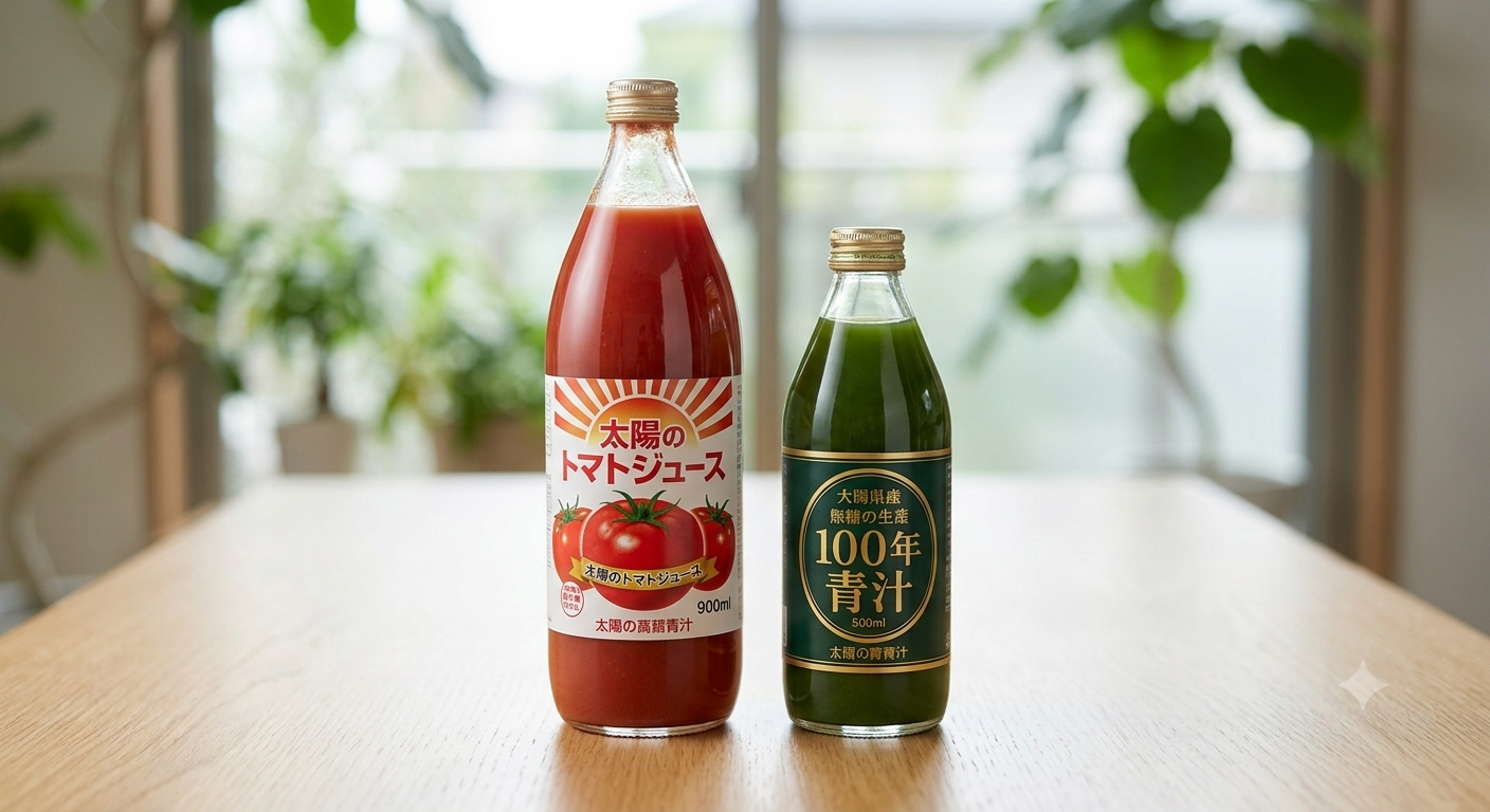 太陽のトマトジュースと100年青汁のセット